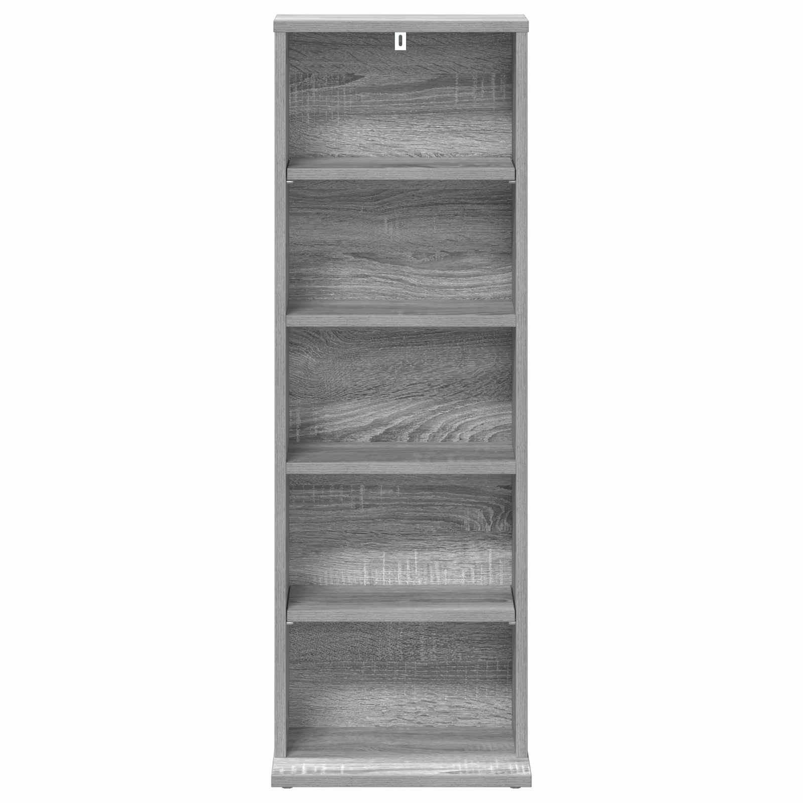 vidaXL Kabinet na płyty CD Szary Sonoma 33 x 23,5 x 97,5 cm