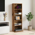 vidaXL Kabinet na płyty CD Stare drewno 33 x 23,5 x 97,5 cm