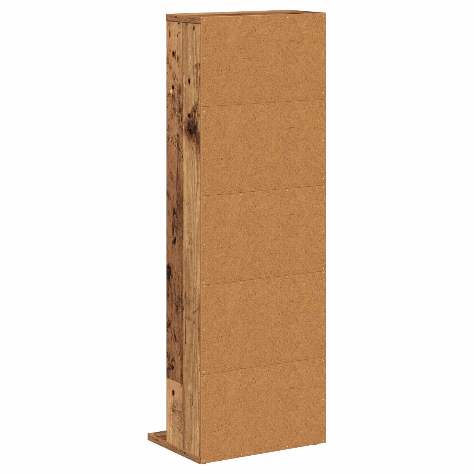vidaXL Kabinet na płyty CD Stare drewno 33 x 23,5 x 97,5 cm