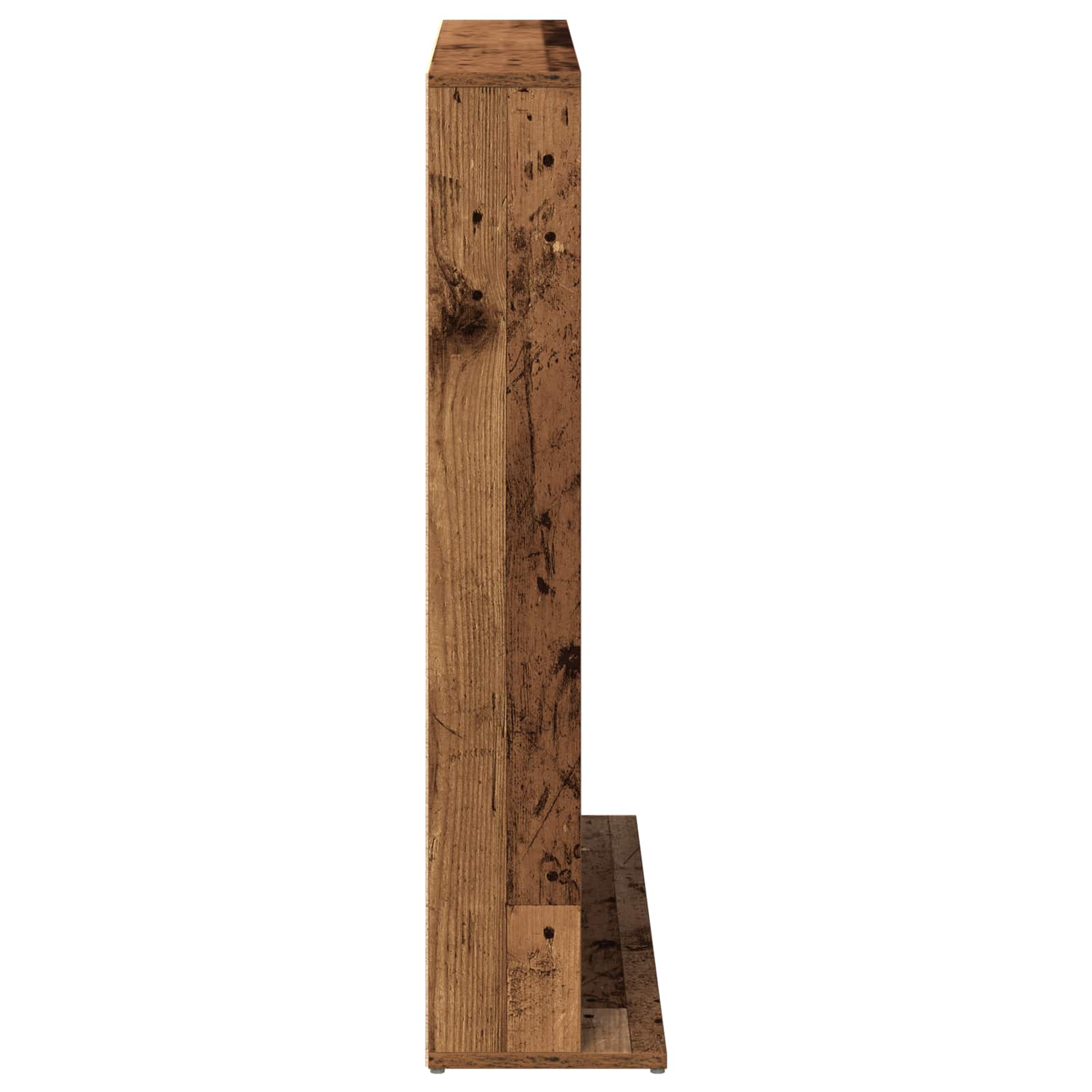 vidaXL Kabinet na płyty CD Stare drewno 33 x 23,5 x 97,5 cm
