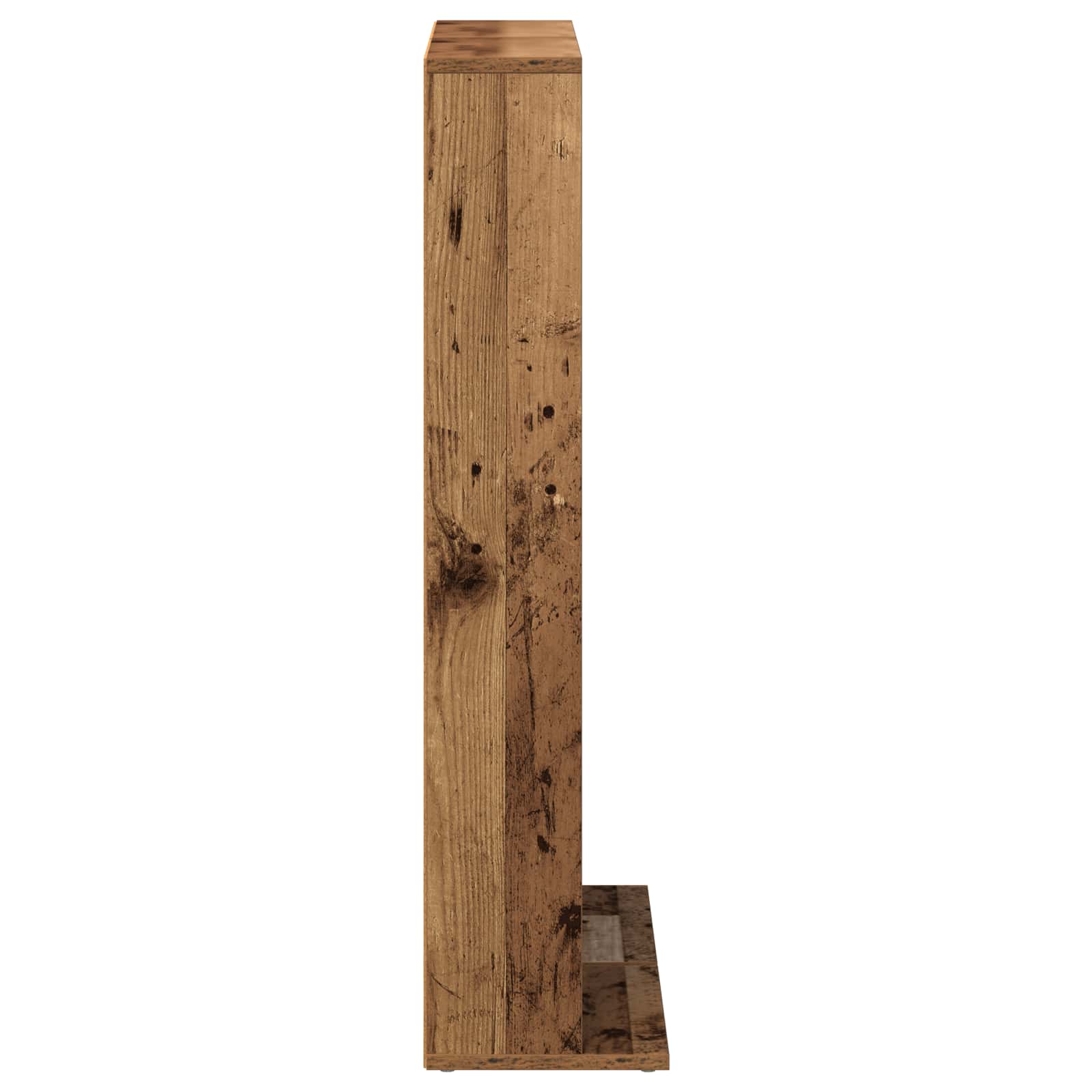 vidaXL Kabinet na płyty CD 2 szt. Stare drewno 33 x 23,5 x 97,5 cm