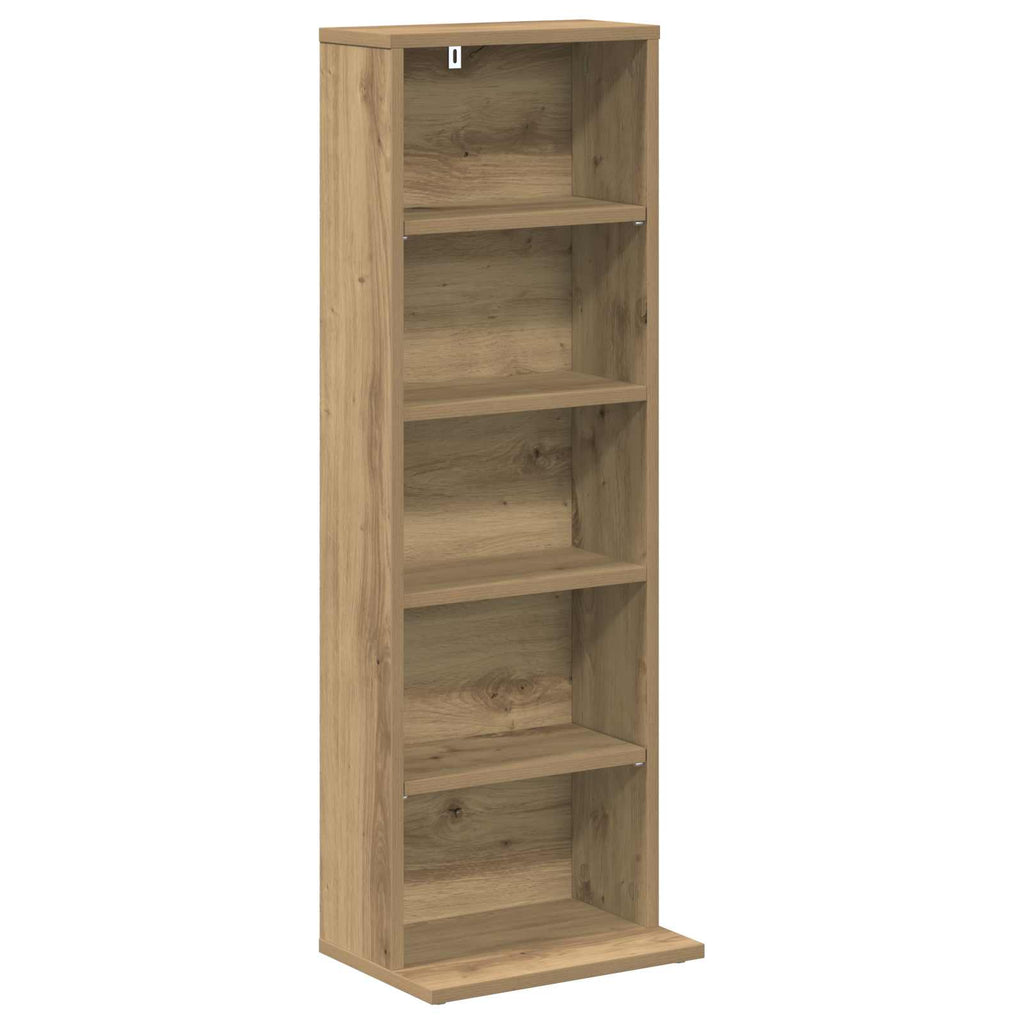 vidaXL Kabinet na płyty CD Dąb artisan 33 x 23,5 x 97,5 cm