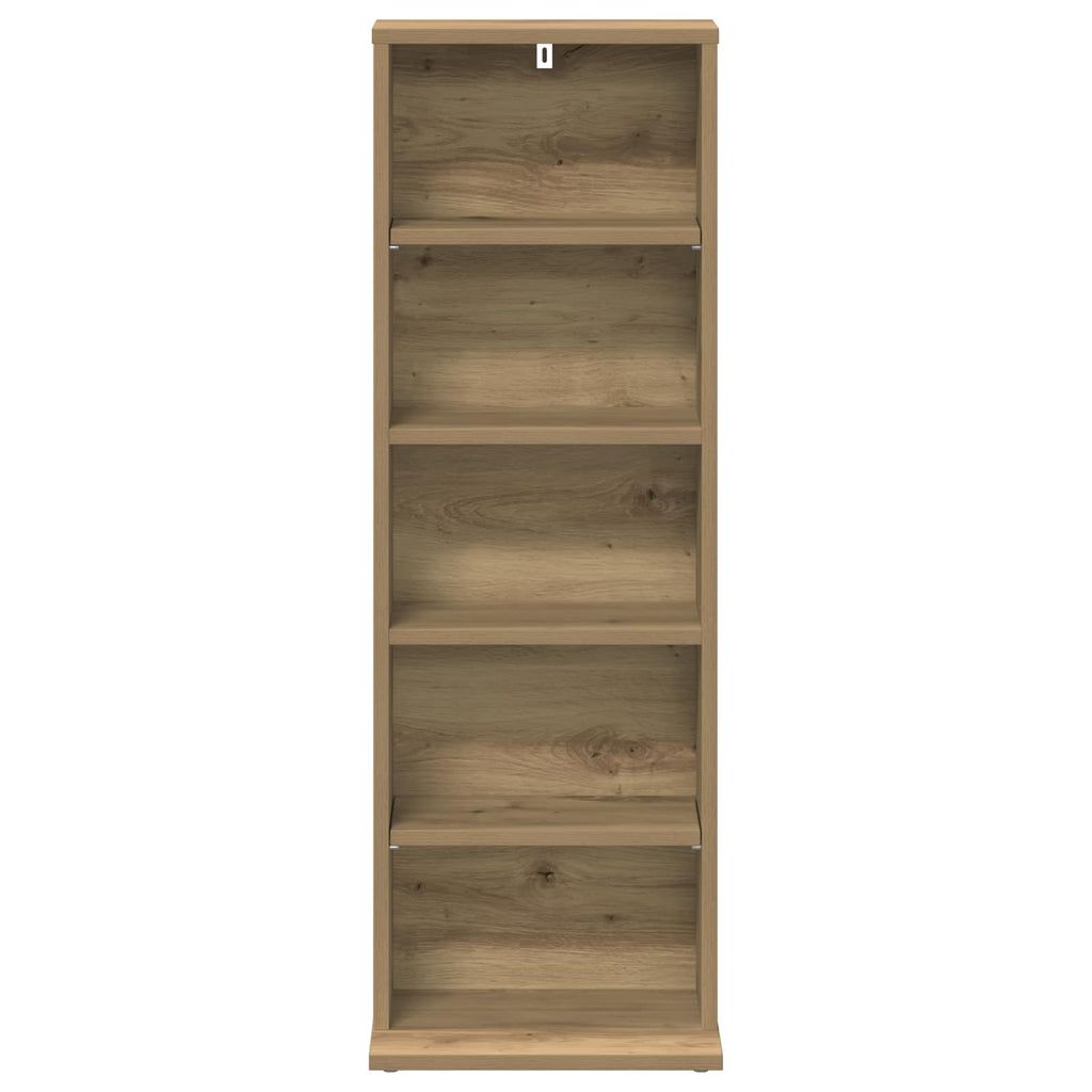 vidaXL Kabinet na płyty CD Dąb artisan 33 x 23,5 x 97,5 cm