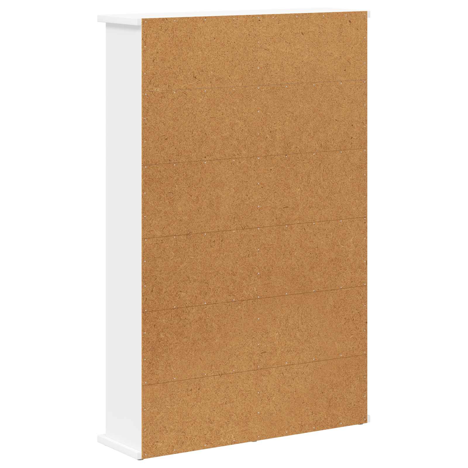 vidaXL Kabinet na płyty CD Biały 60 x 17 x 92 cm Drewno inżynieryjne