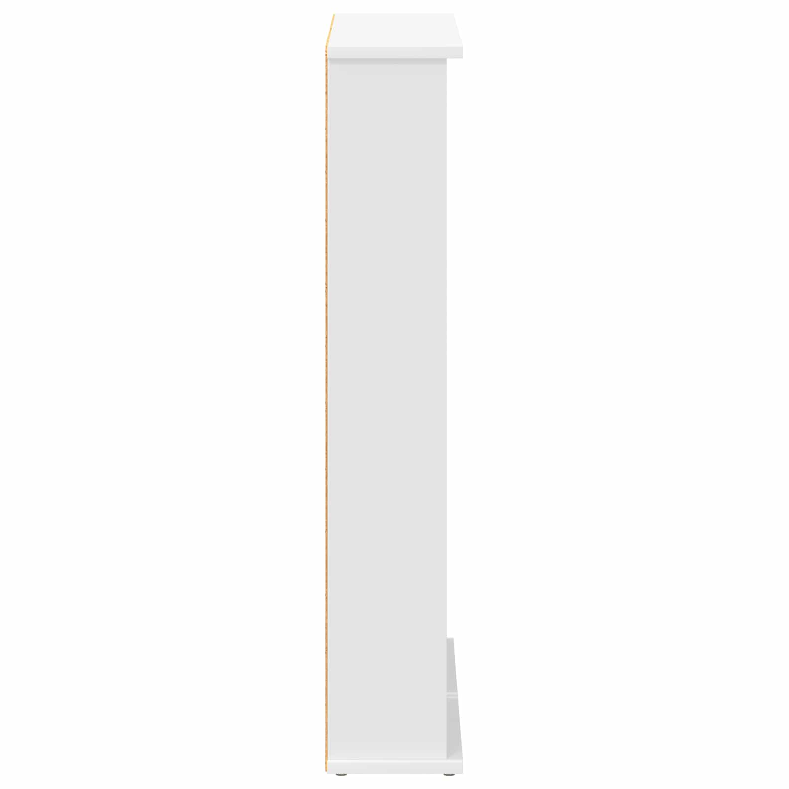 vidaXL Kabinet na płyty CD Biały 60 x 17 x 92 cm Drewno inżynieryjne