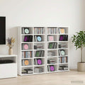 vidaXL Kabinet na płyty CD 2 szt. Biały 60 x 17 x 92 cm