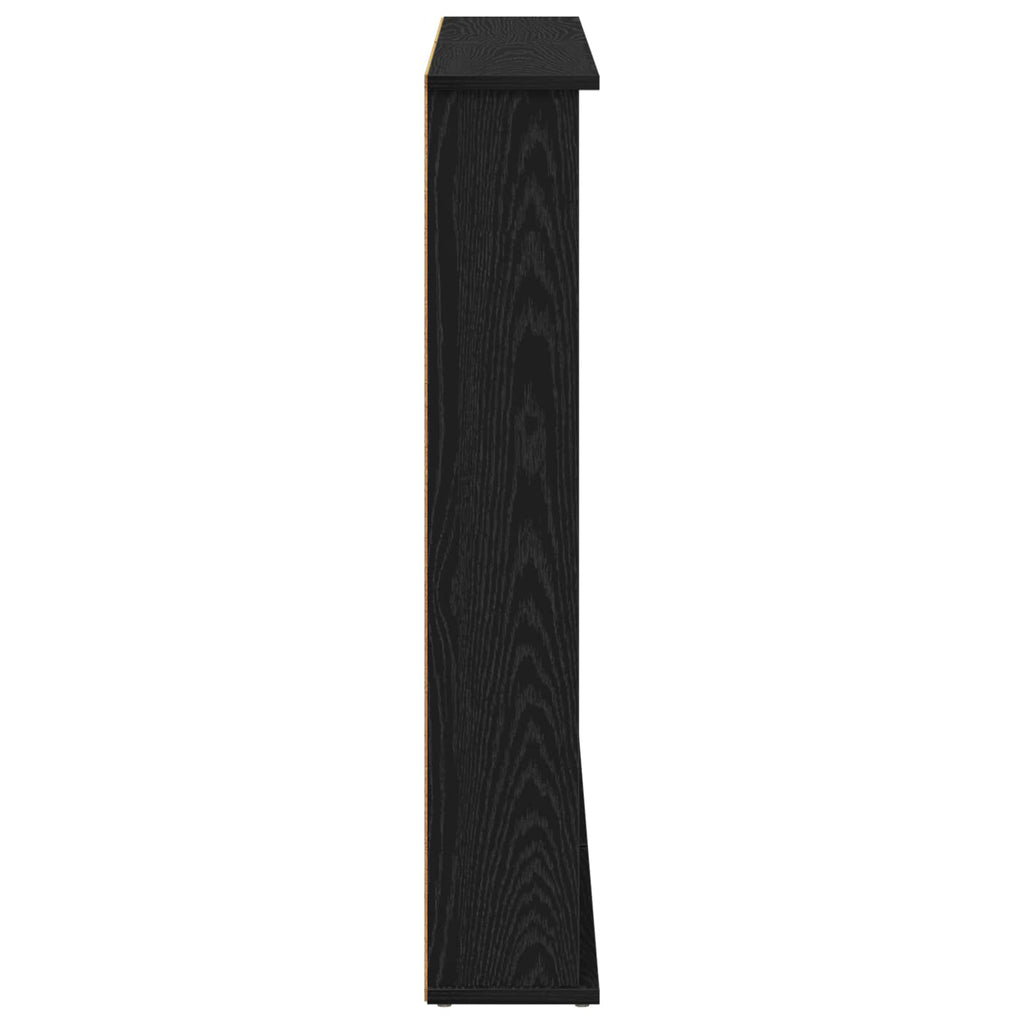 vidaXL Kabinet na płyty CD 2 szt. Czarny dąb 60 x 17 x 92 cm