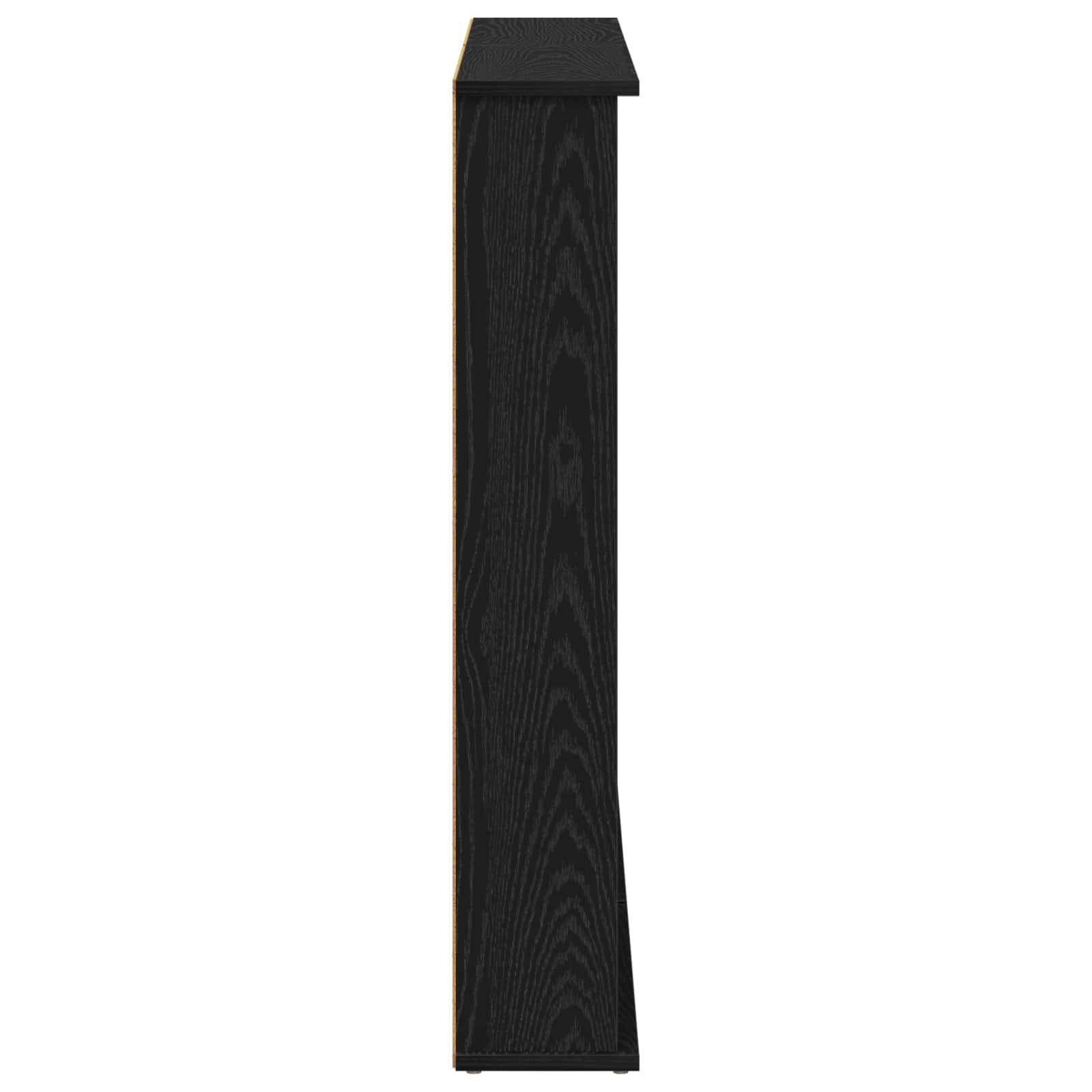 vidaXL Kabinet na płyty CD 2 szt. Czarny dąb 60 x 17 x 92 cm