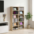 vidaXL Kabinet na płyty CD dąb Sonoma 60 x 17 x 92 cm