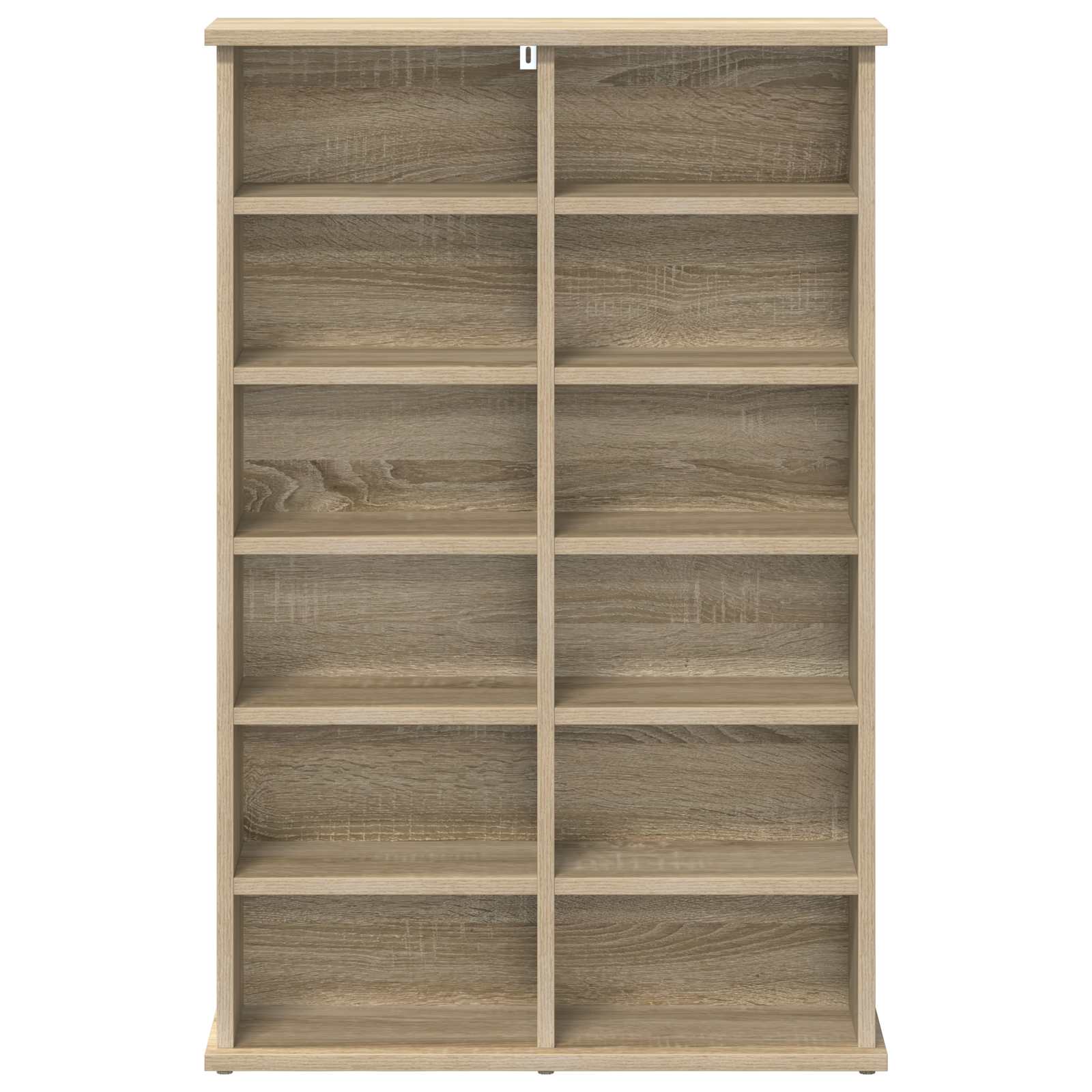 vidaXL Kabinet na płyty CD dąb Sonoma 60 x 17 x 92 cm