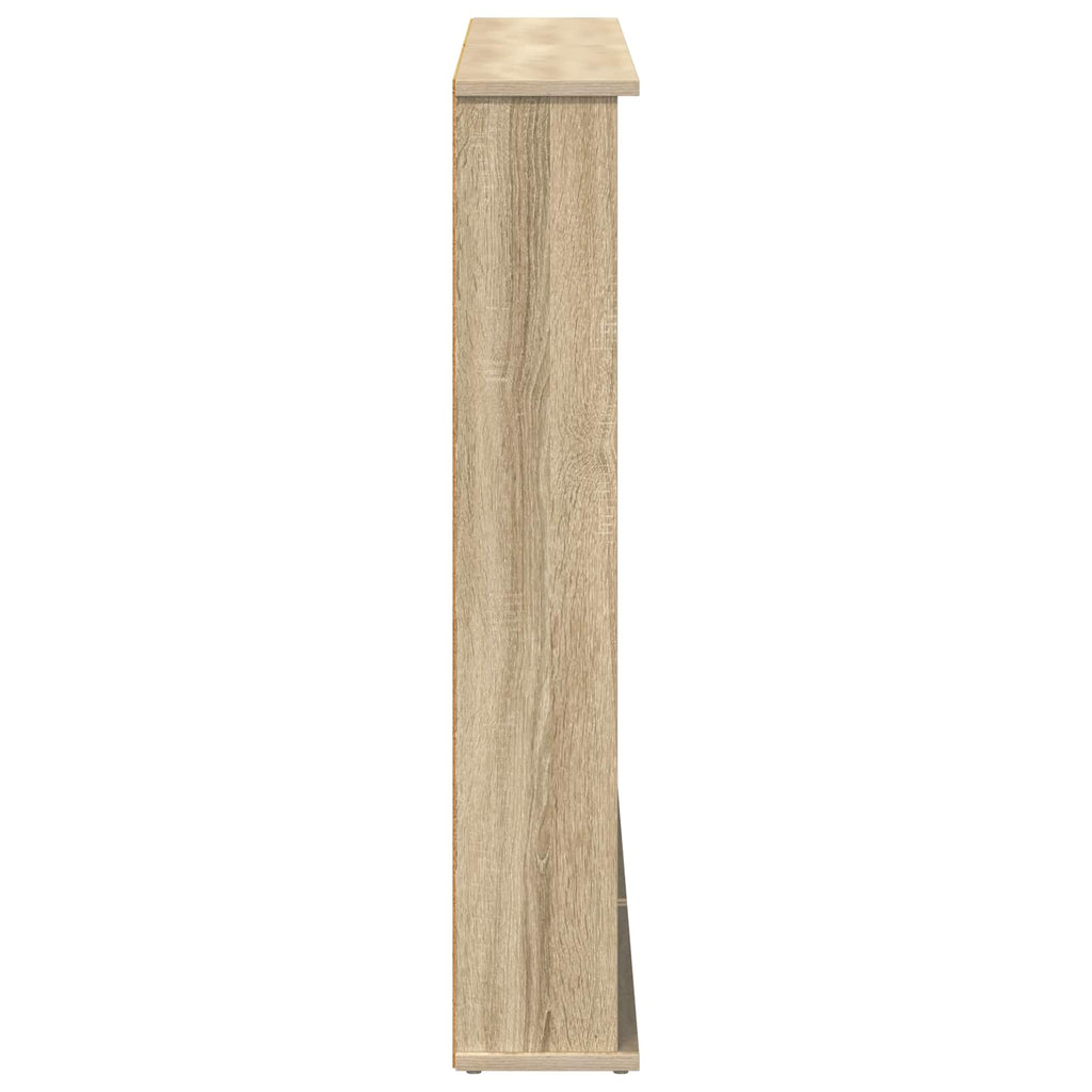 vidaXL Kabinet na płyty CD 2 szt. dąb Sonoma 60 x 17 x 92 cm