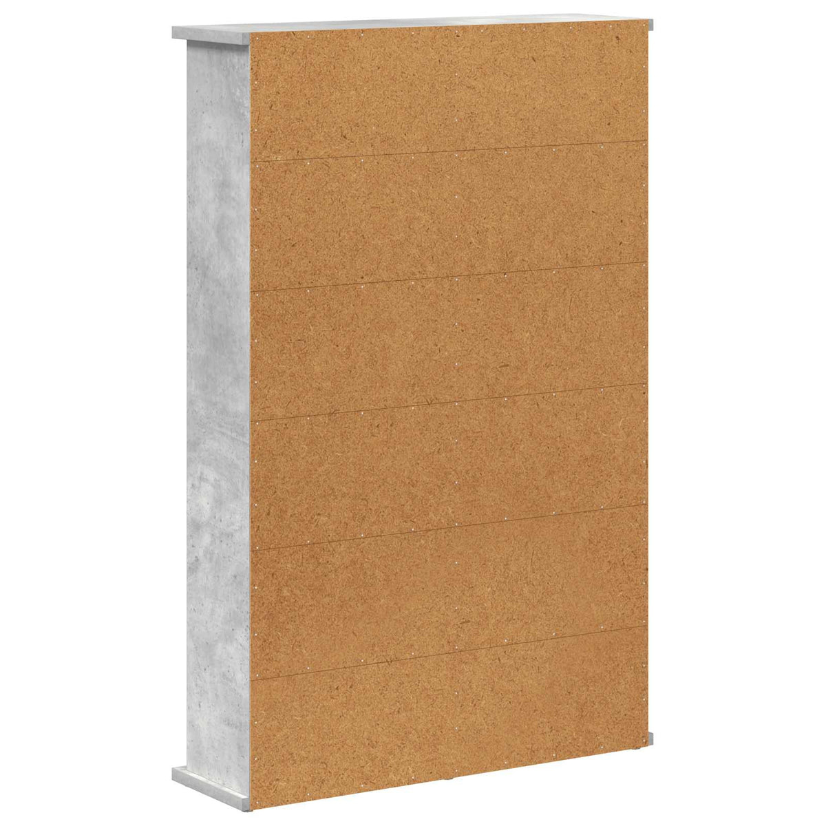 vidaXL Kabinet na płyty CD Betonowy szary 60 x 17 x 92 cm