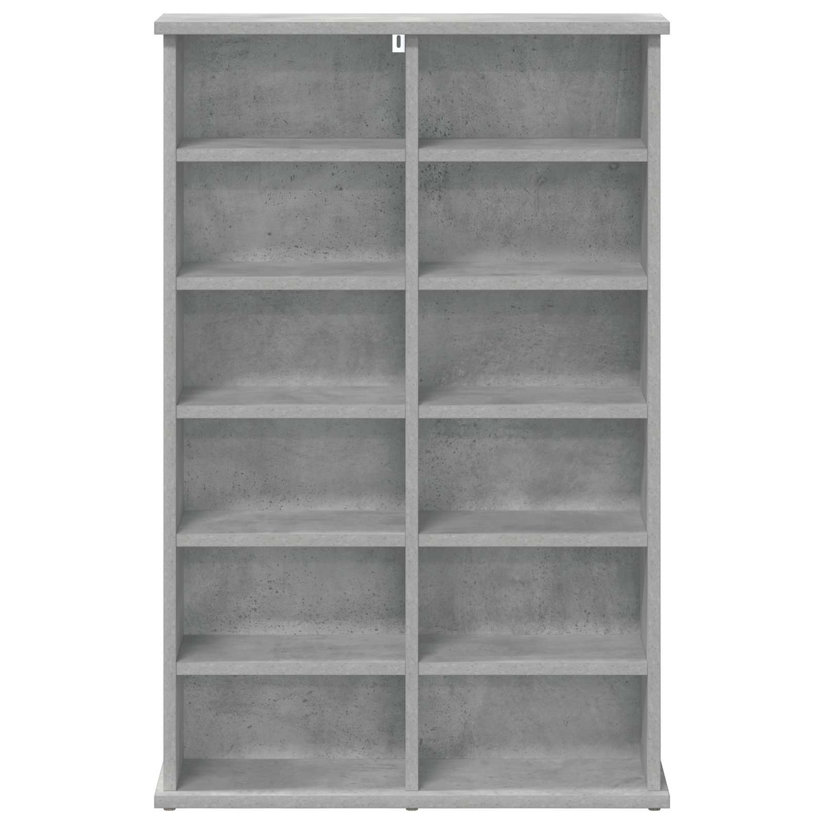 vidaXL Kabinet na płyty CD Betonowy szary 60 x 17 x 92 cm