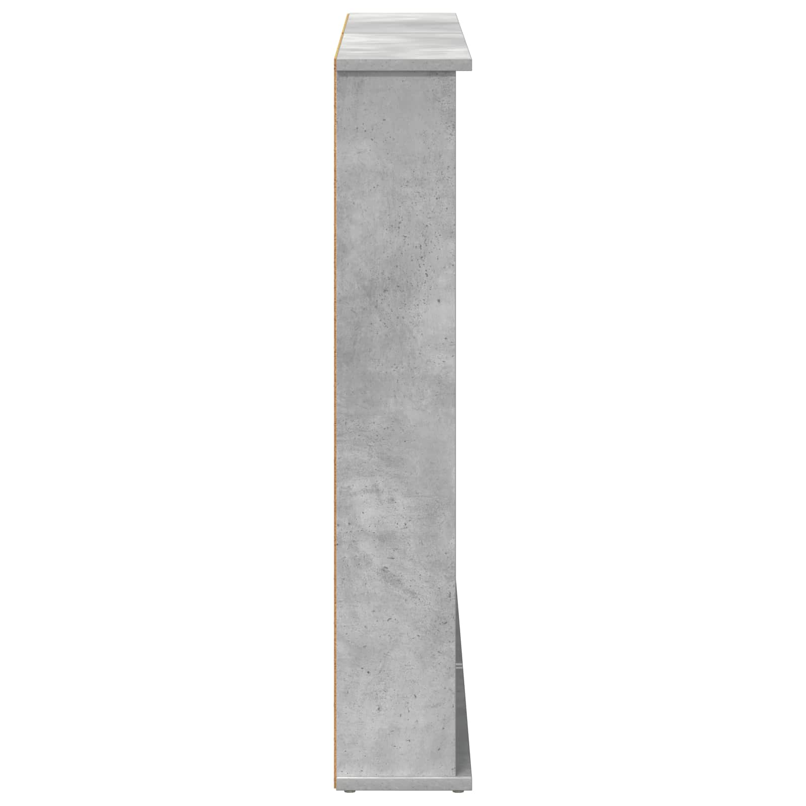 vidaXL Kabinet na płyty CD 2 szt. Betonowy szary 60 x 17 x 92 cm