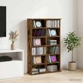 vidaXL Kabinet na płyty CD Dąb wędzony 60 x 17 x 92 cm