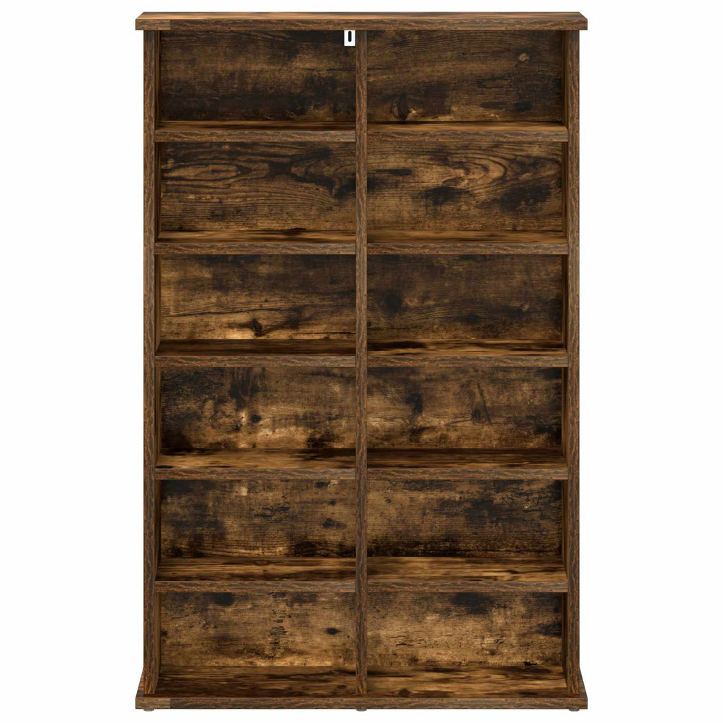 vidaXL Kabinet na płyty CD Dąb wędzony 60 x 17 x 92 cm