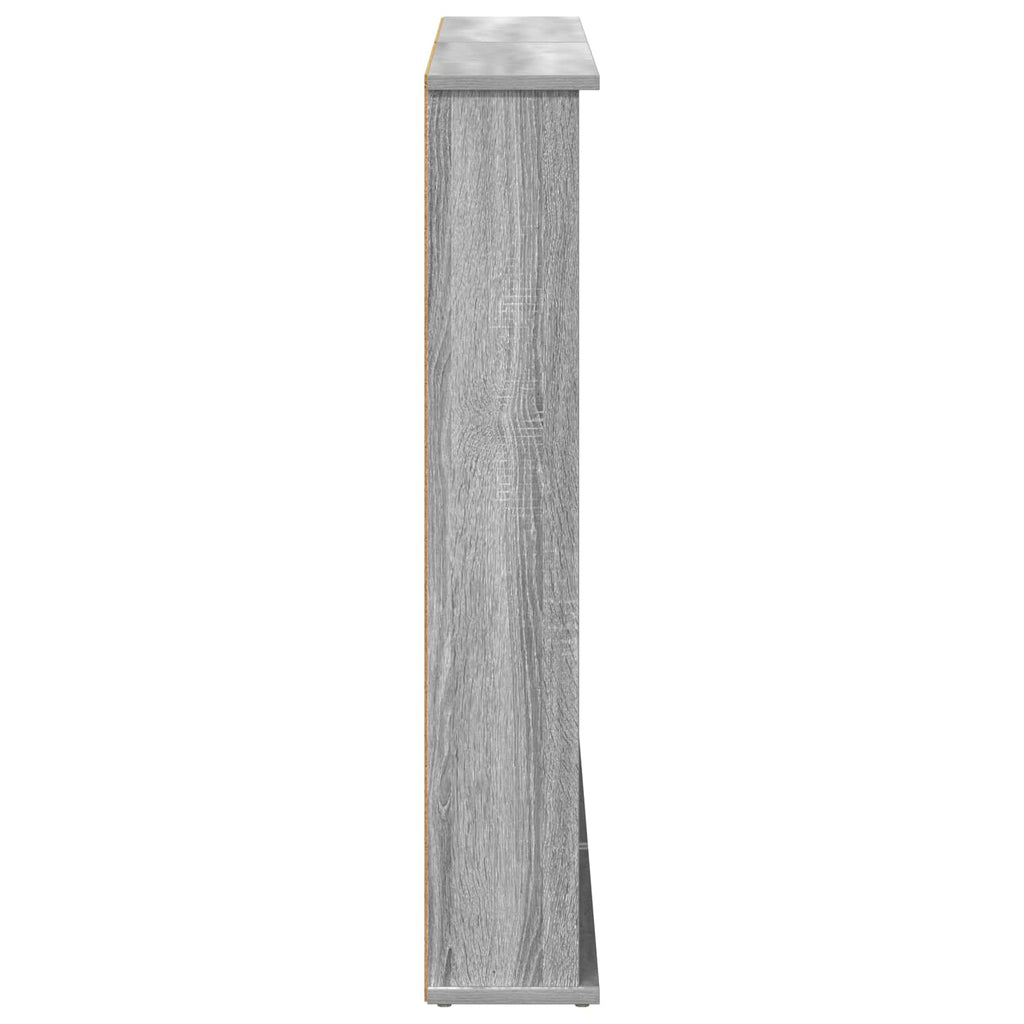 vidaXL Kabinet na płyty CD 2 szt. Szary Sonoma 60 x 17 x 92 cm
