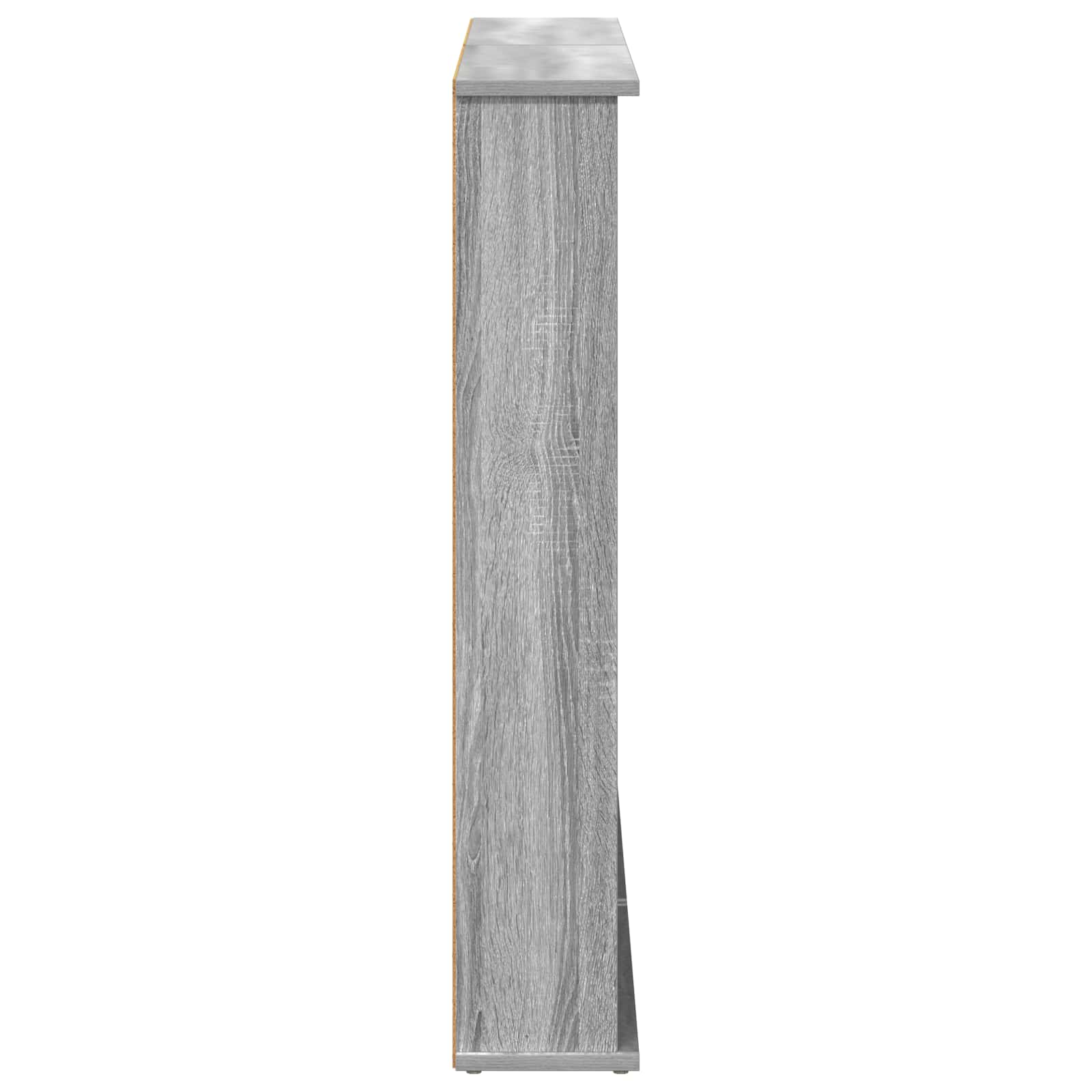 vidaXL Kabinet na płyty CD 2 szt. Szary Sonoma 60 x 17 x 92 cm