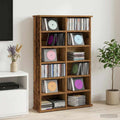 vidaXL Kabinet na płyty CD Stare drewno 60 x 17 x 92 cm