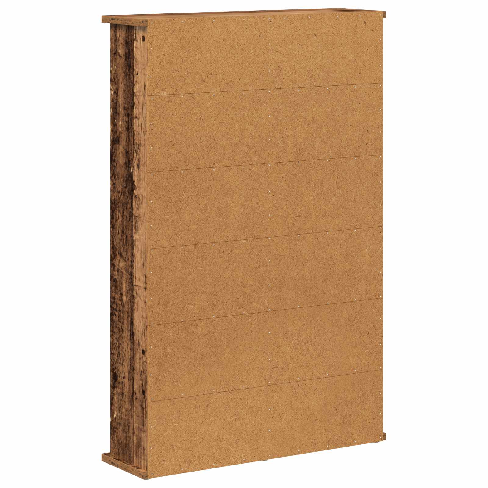 vidaXL Kabinet na płyty CD Stare drewno 60 x 17 x 92 cm