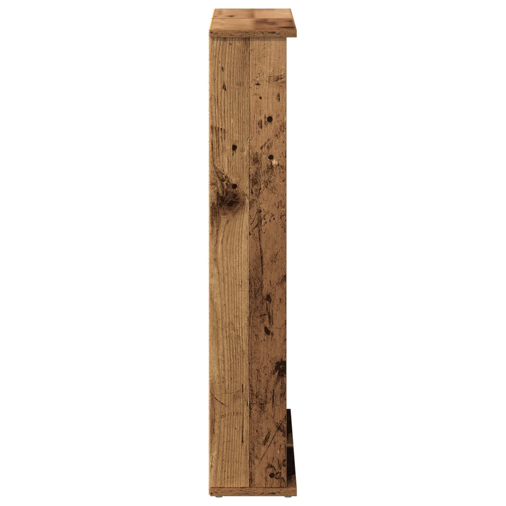 vidaXL Kabinet na płyty CD Stare drewno 60 x 17 x 92 cm