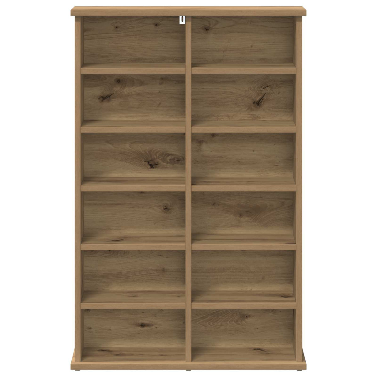 vidaXL Kabinet na płyty CD Dąb artisan 60 x 17 x 92 cm