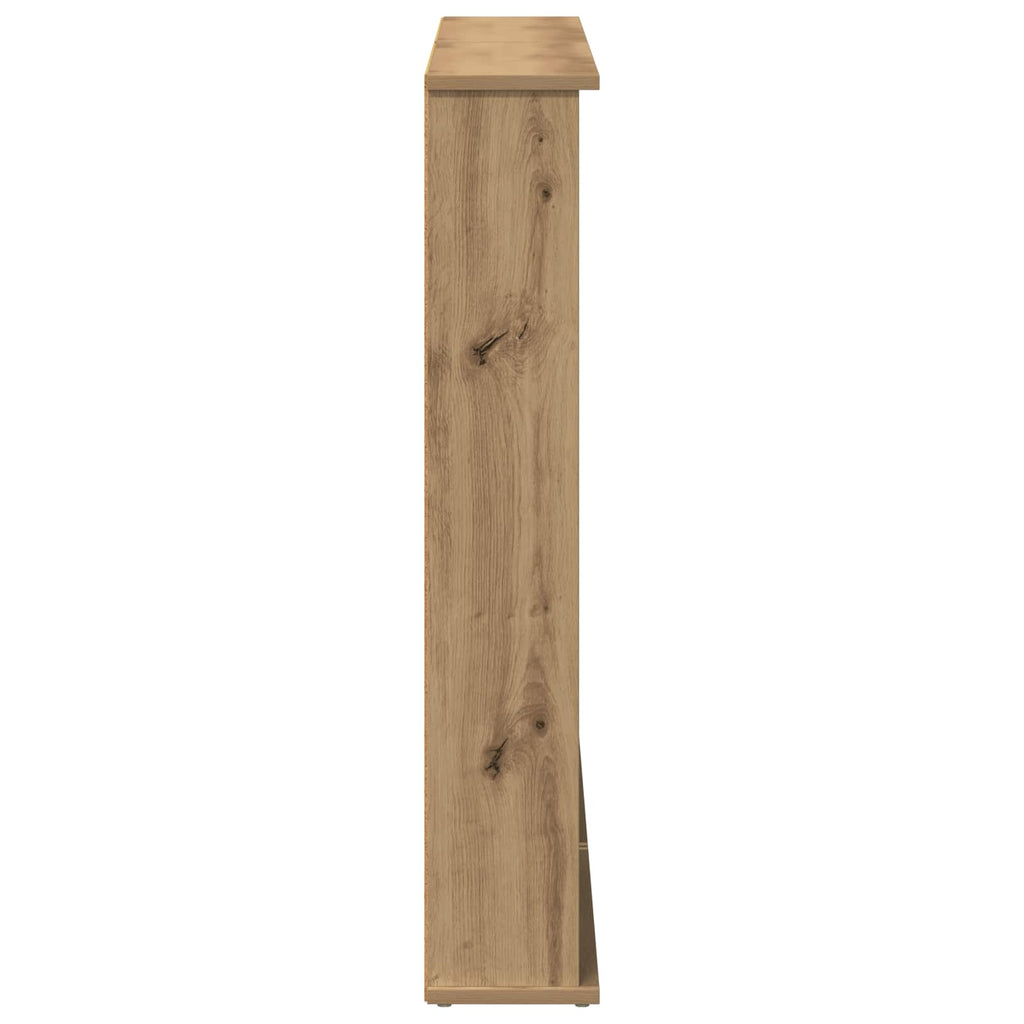 vidaXL Kabinet na płyty CD 2 szt. Dąb artisan 60 x 17 x 92 cm