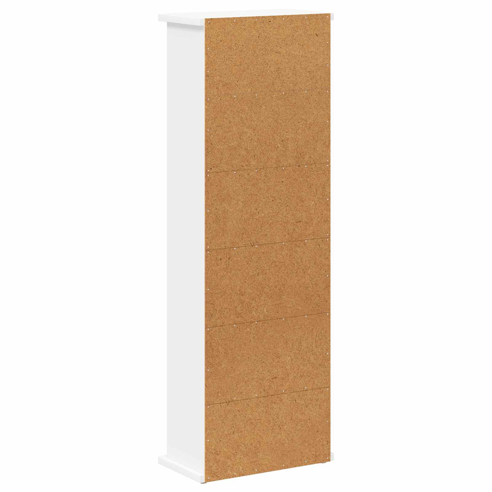 vidaXL Kabinet na płyty CD Biały 60 x 17 x 92 cm Drewno inżynieryjne