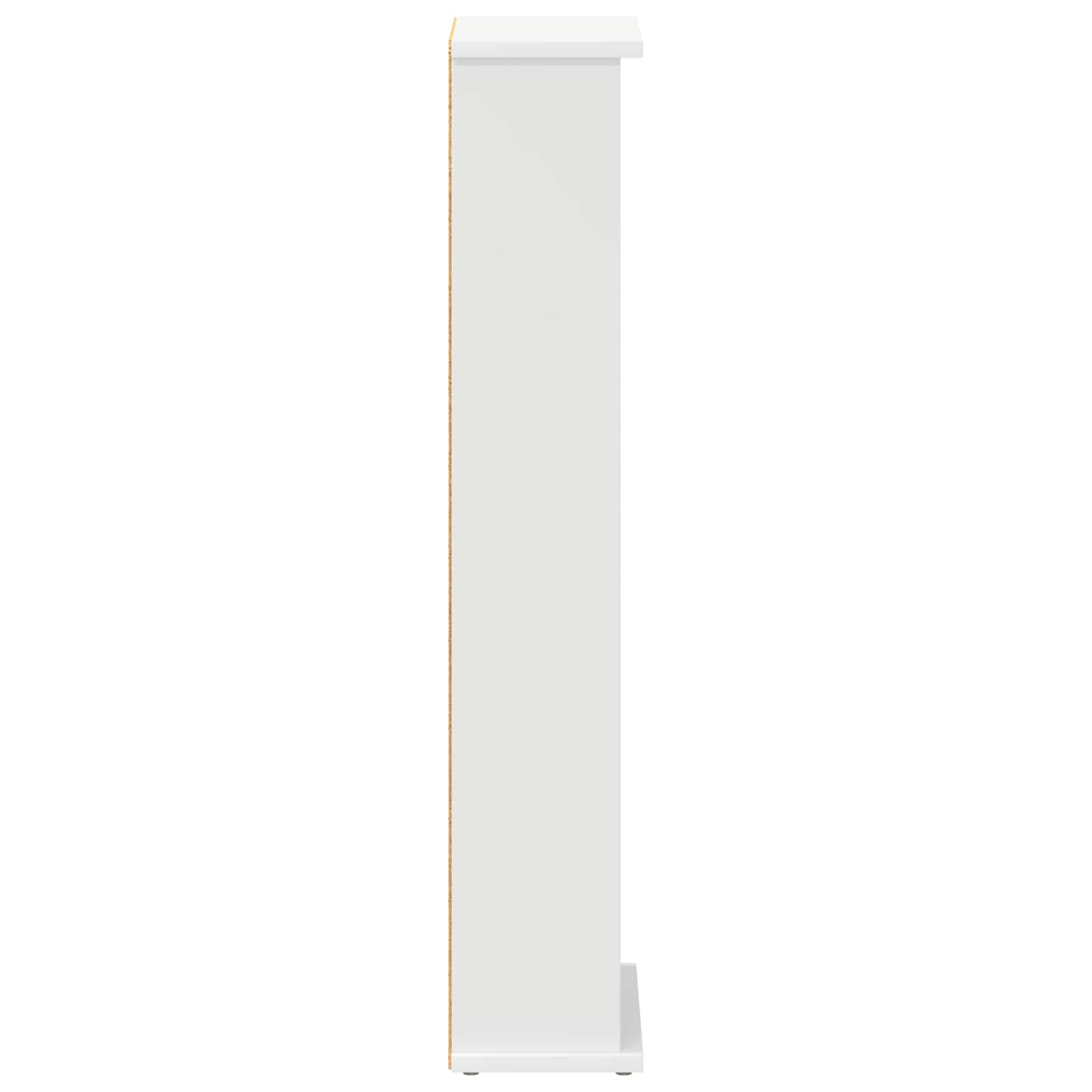 vidaXL Kabinet na płyty CD Biały 60 x 17 x 92 cm Drewno inżynieryjne