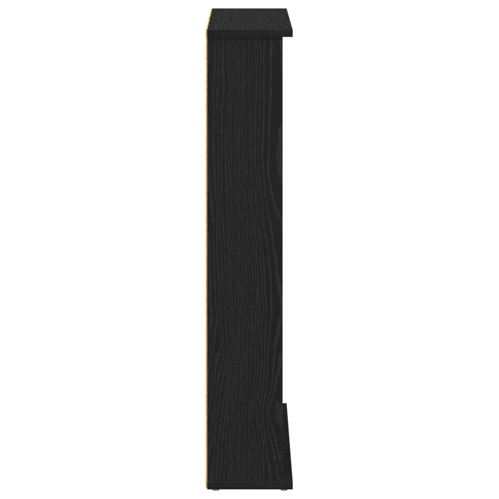 vidaXL Kabinet na płyty CD 2 szt. Czarny dąb 60 x 17 x 92 cm