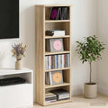 vidaXL Kabinet na płyty CD dąb Sonoma 60 x 17 x 92 cm