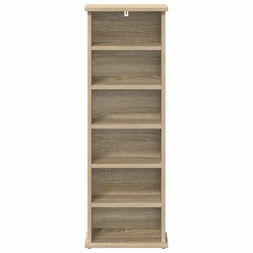 vidaXL Kabinet na płyty CD dąb Sonoma 60 x 17 x 92 cm