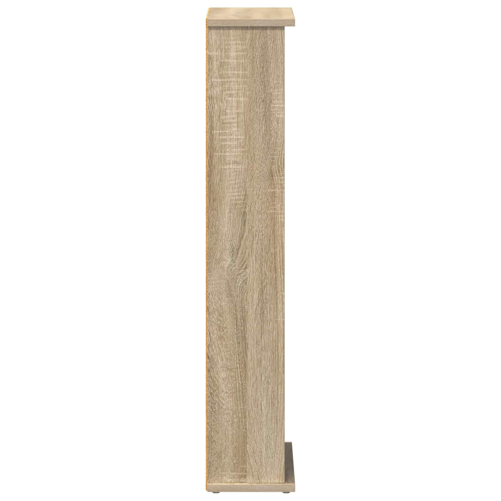 vidaXL Kabinet na płyty CD dąb Sonoma 60 x 17 x 92 cm
