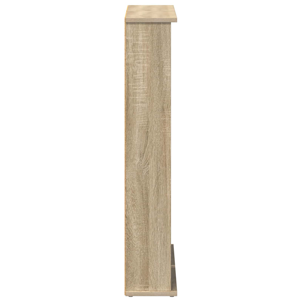 vidaXL Kabinet na płyty CD 2 szt. dąb Sonoma 60 x 17 x 92 cm