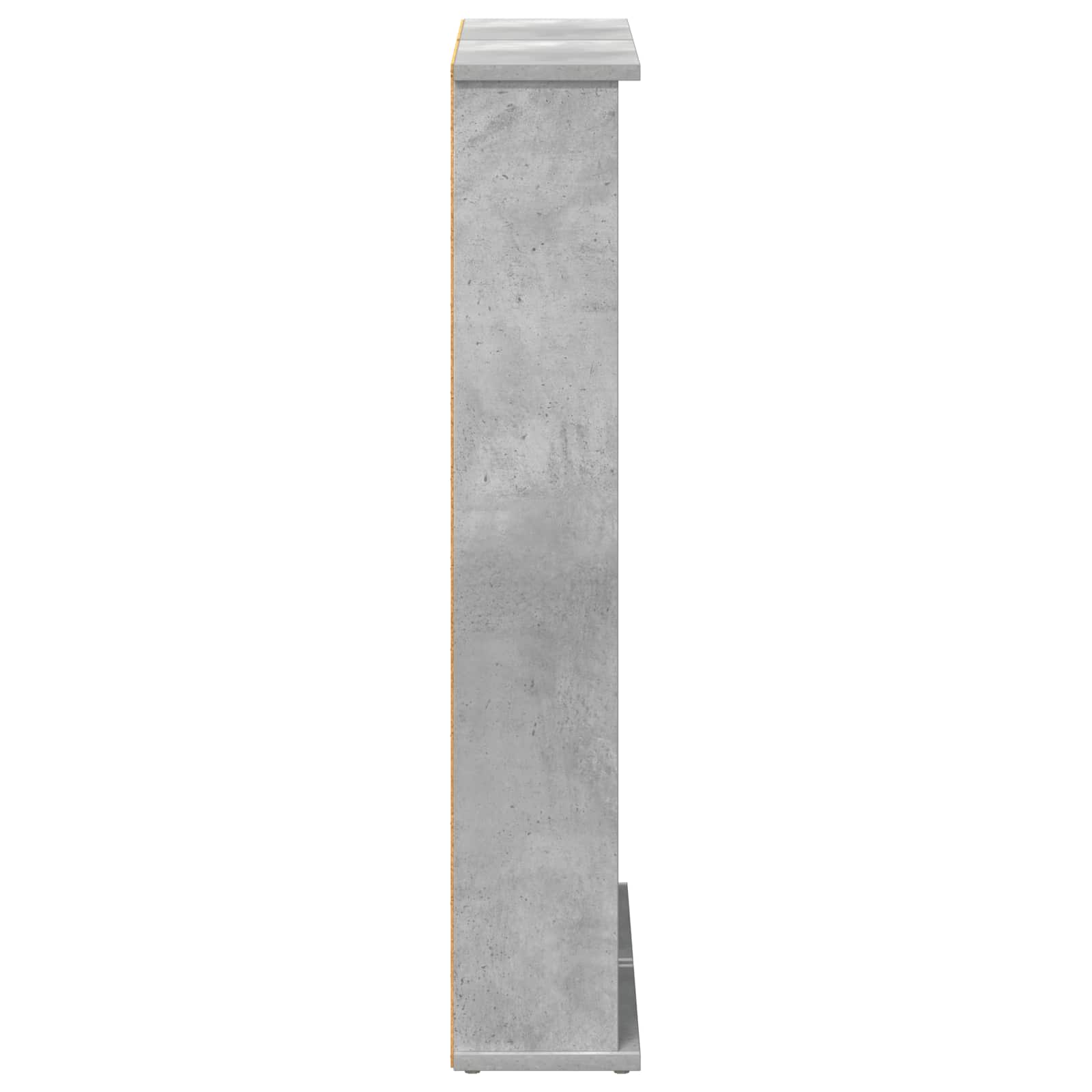 vidaXL Kabinet na płyty CD 2 szt. Betonowy szary 60 x 17 x 92 cm