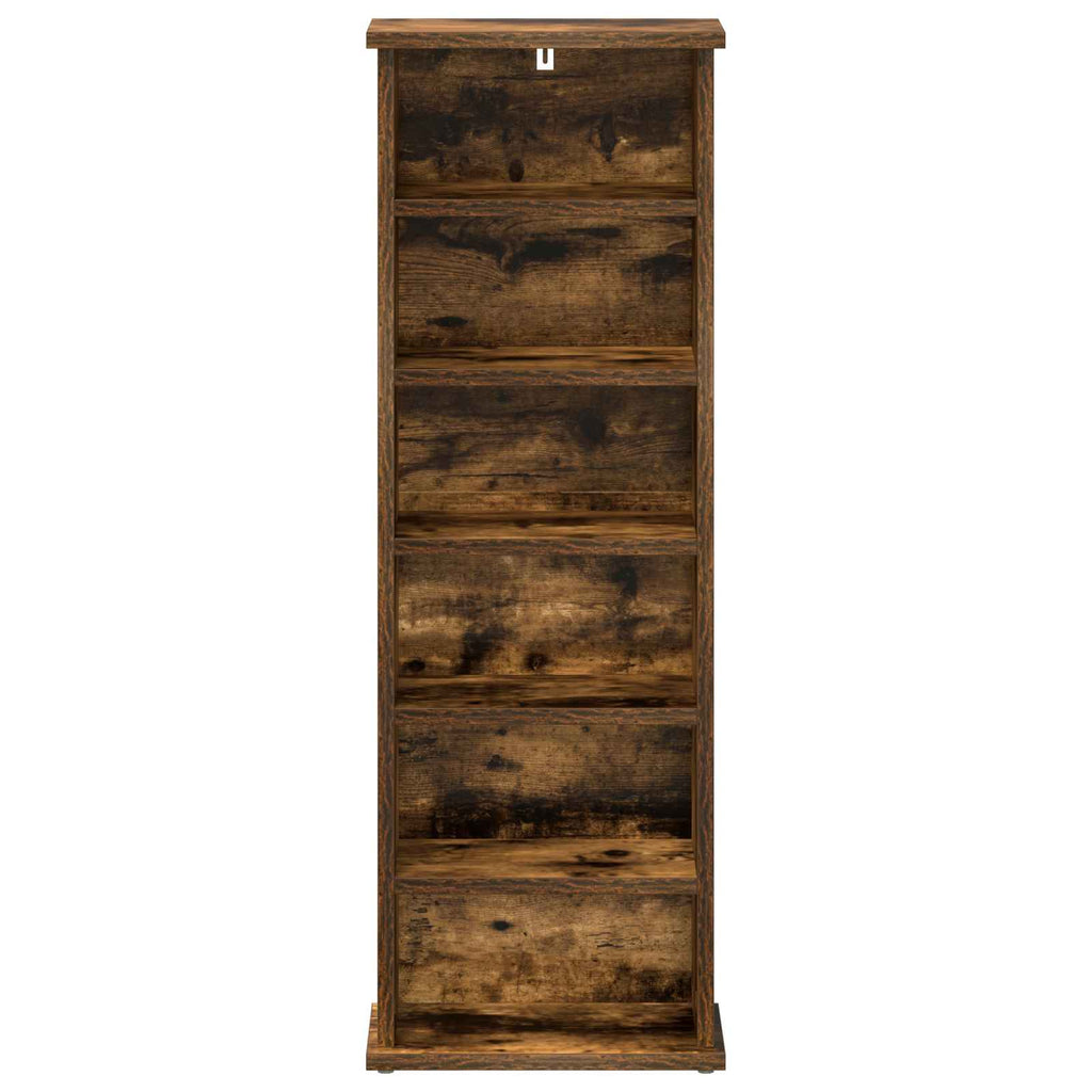 vidaXL Kabinet na płyty CD Dąb wędzony 60 x 17 x 92 cm