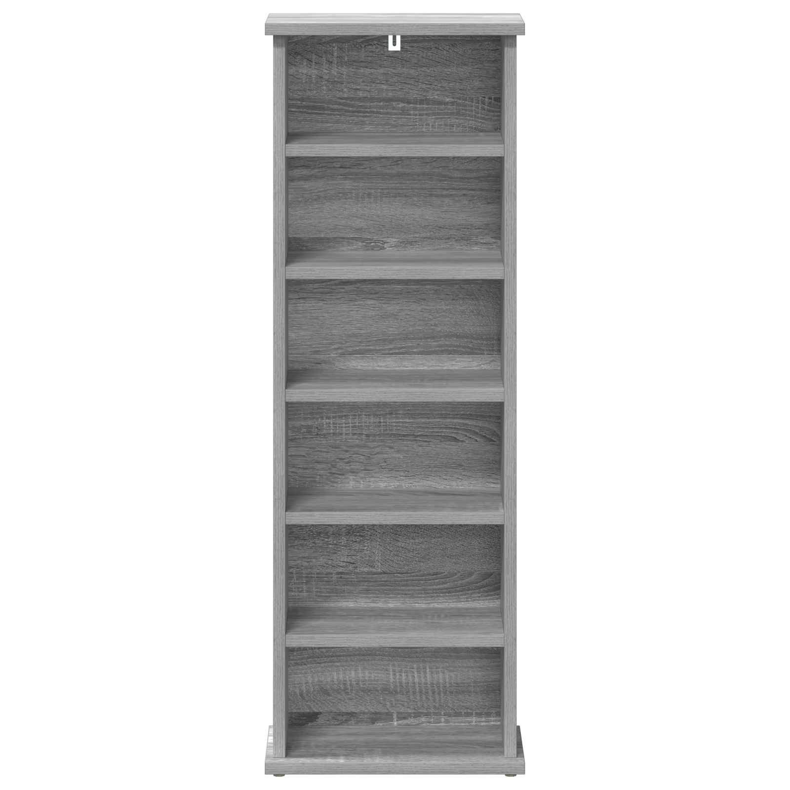 vidaXL Kabinet na płyty CD Szary Sonoma 60 x 17 x 92 cm