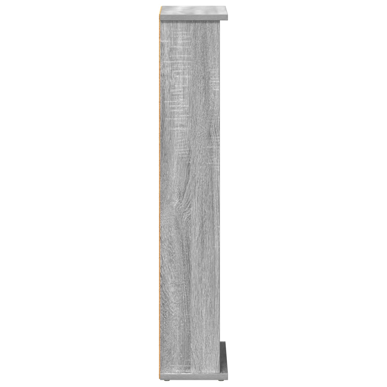vidaXL Kabinet na płyty CD Szary Sonoma 60 x 17 x 92 cm