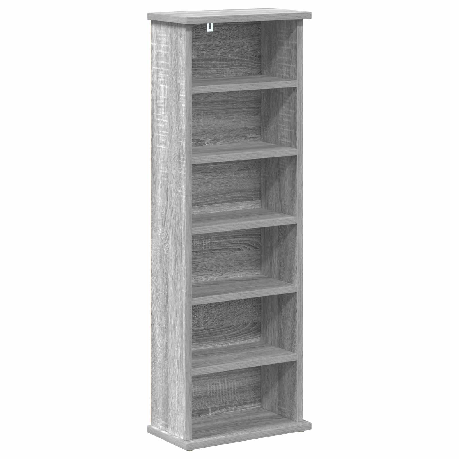 vidaXL Kabinet na płyty CD 2 szt. Szary Sonoma 60 x 17 x 92 cm
