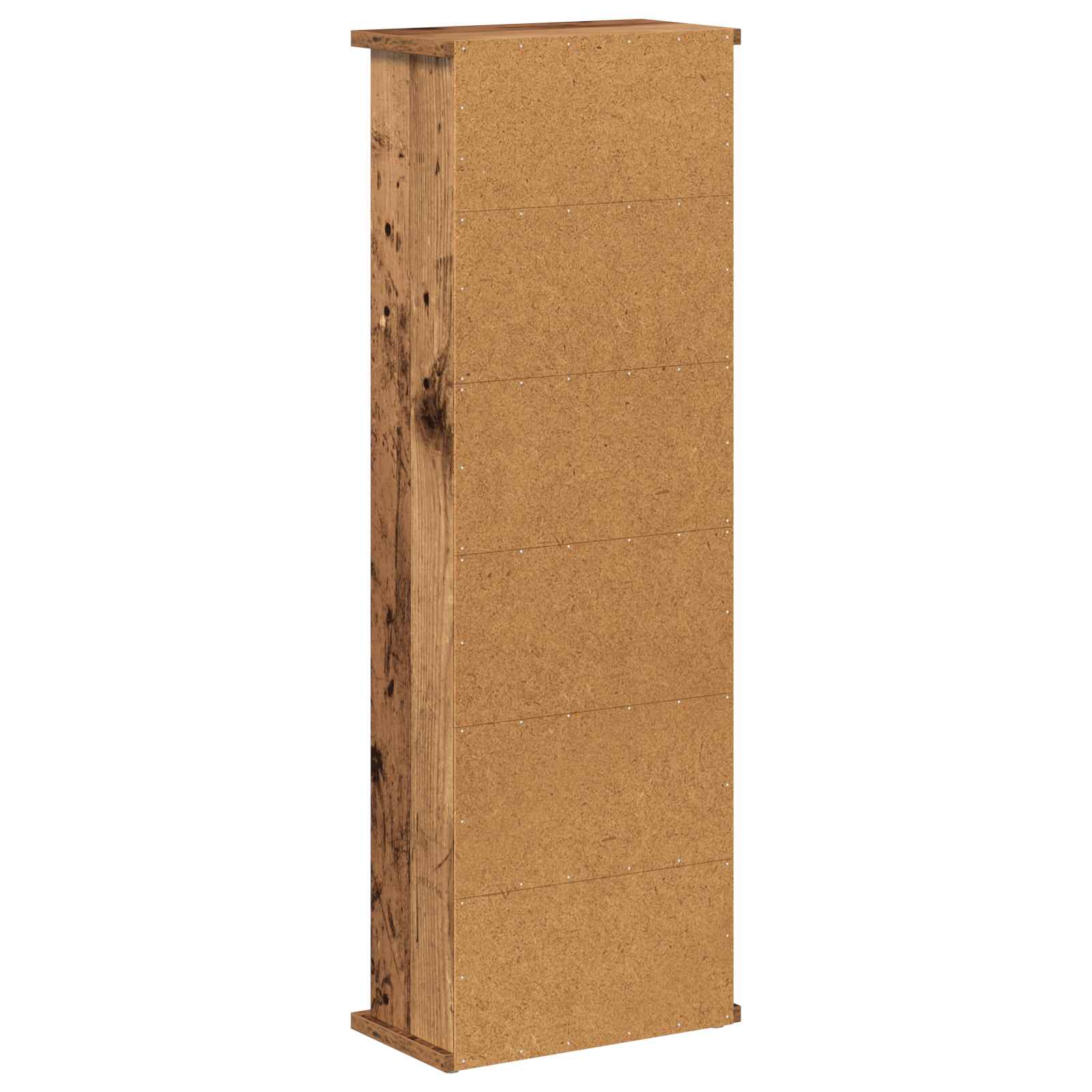vidaXL Kabinet na płyty CD Stare drewno 60 x 17 x 92 cm