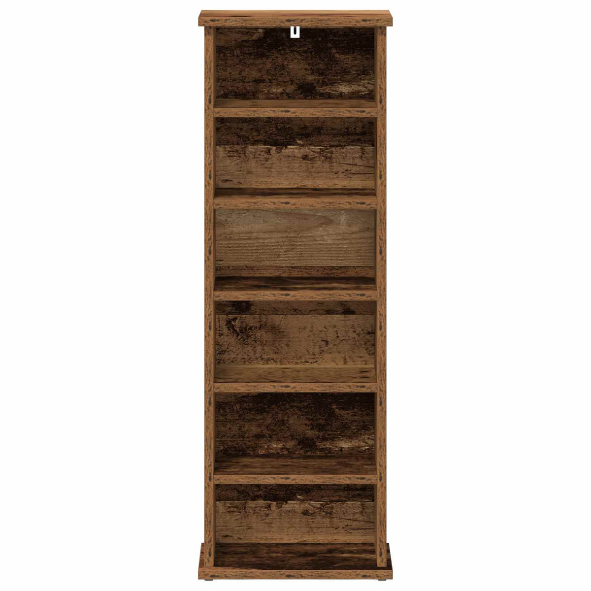 vidaXL Kabinet na płyty CD Stare drewno 60 x 17 x 92 cm