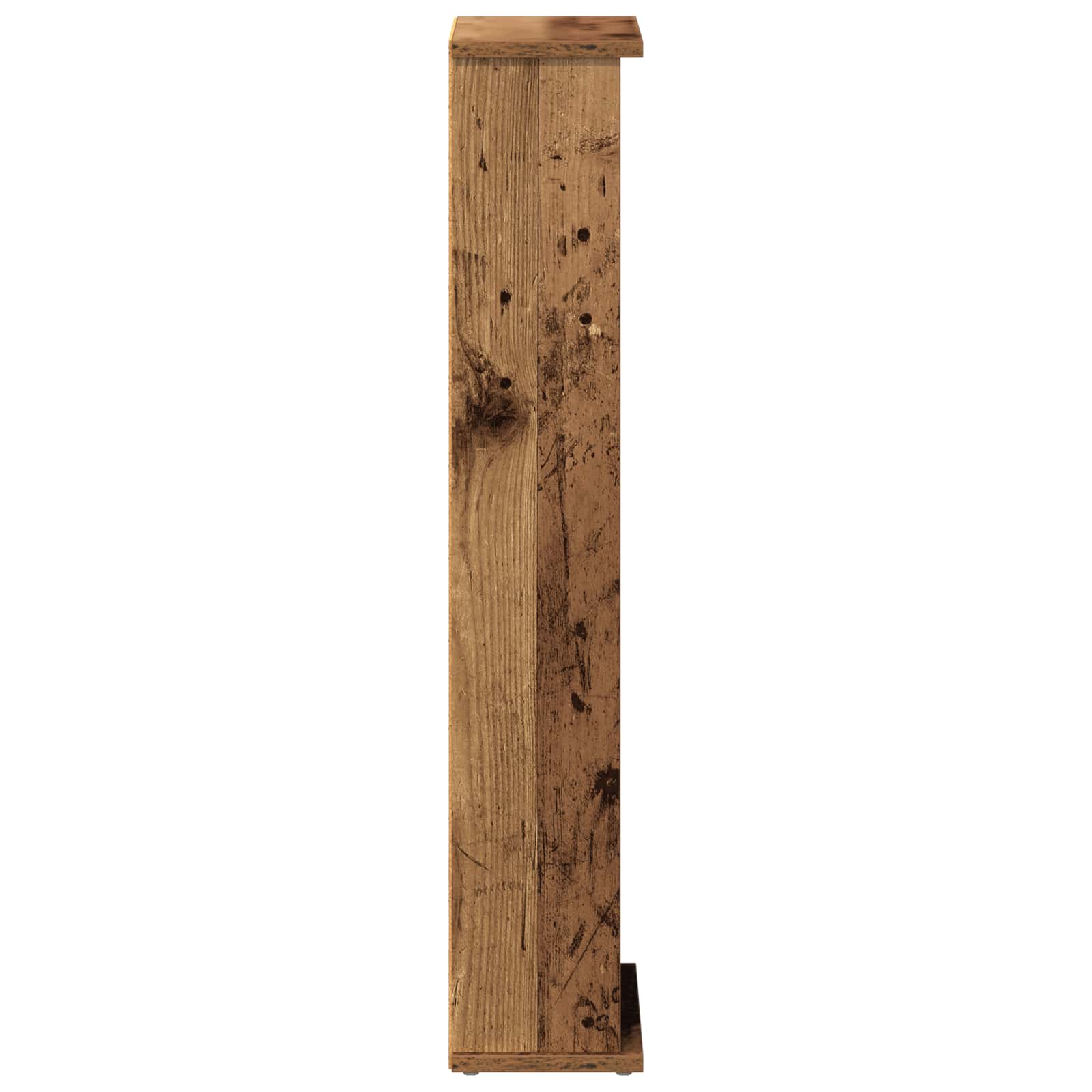 vidaXL Kabinet na płyty CD Stare drewno 60 x 17 x 92 cm