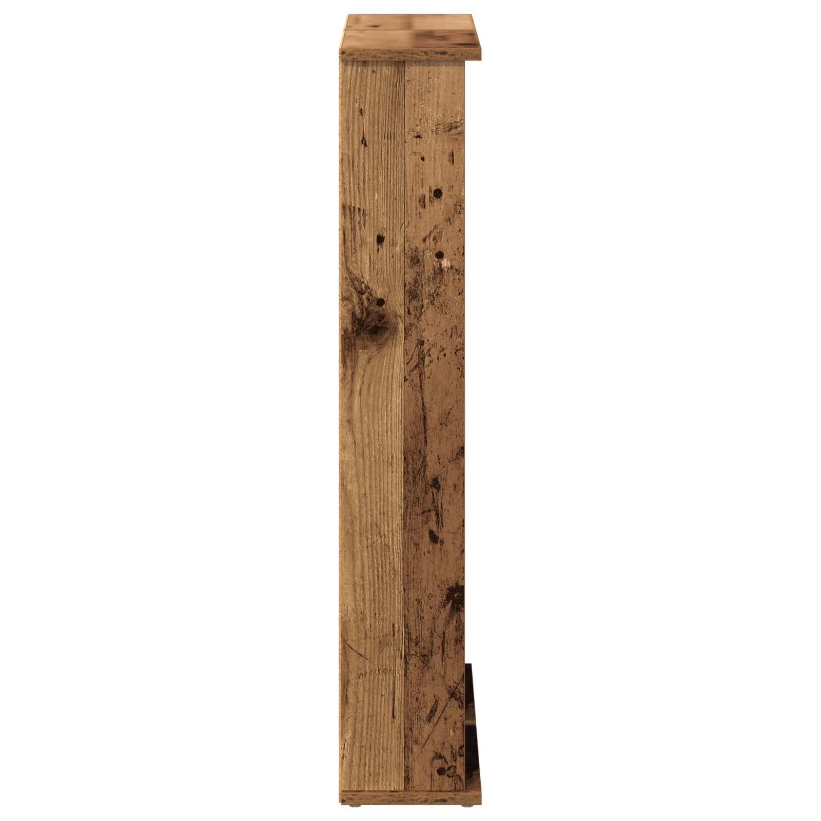 vidaXL Kabinet na płyty CD 2 szt. Stare drewno 60 x 17 x 92 cm