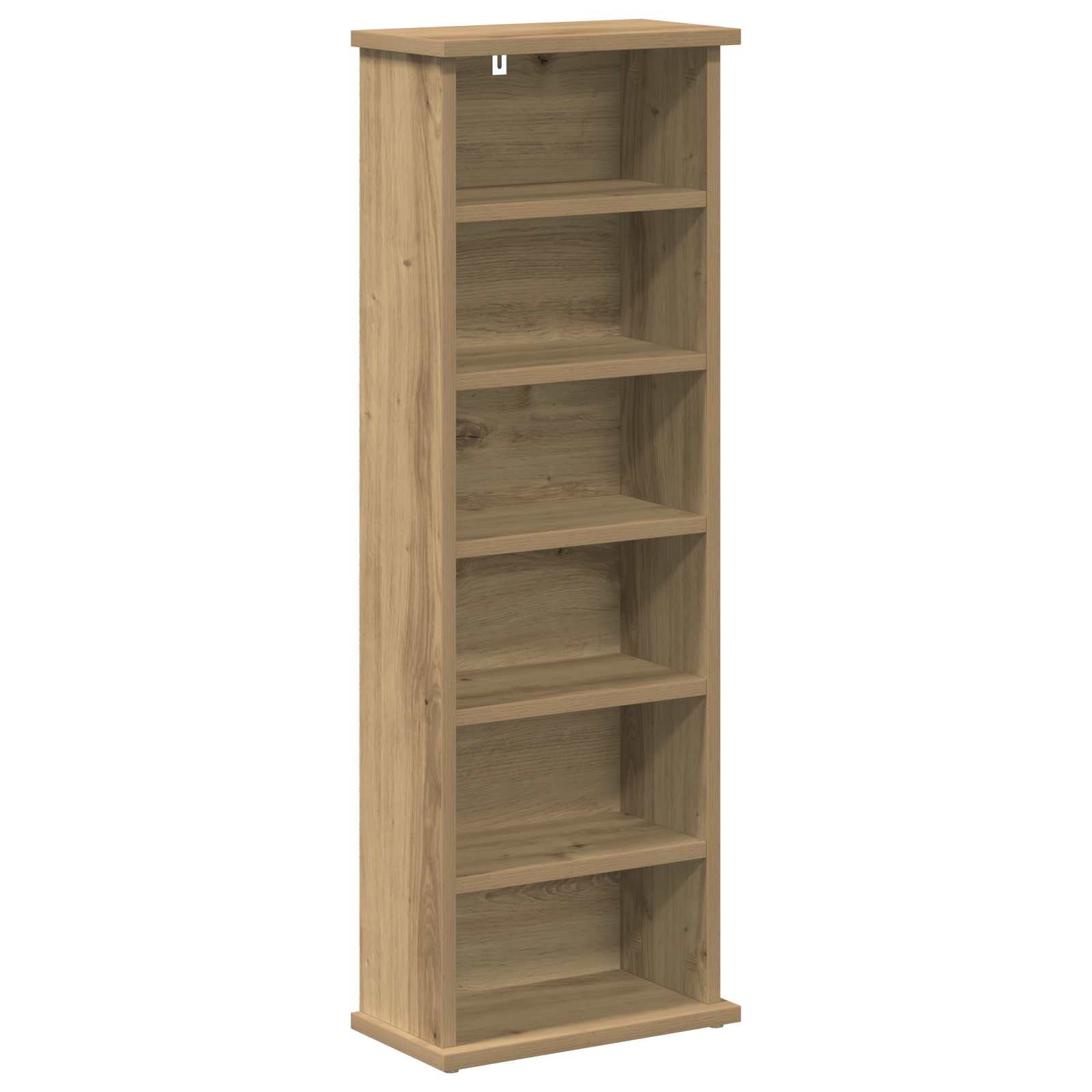 vidaXL Kabinet na płyty CD Dąb artisan 60 x 17 x 92 cm