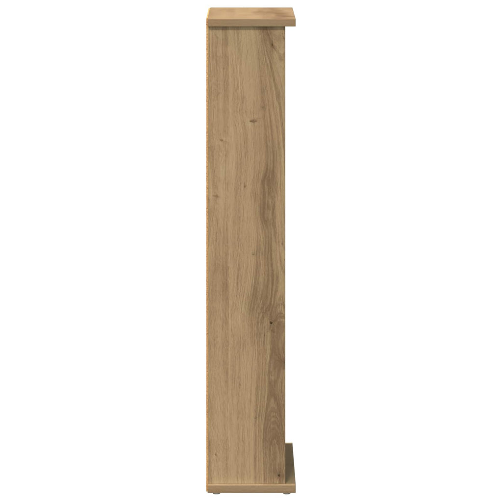 vidaXL Kabinet na płyty CD Dąb artisan 60 x 17 x 92 cm
