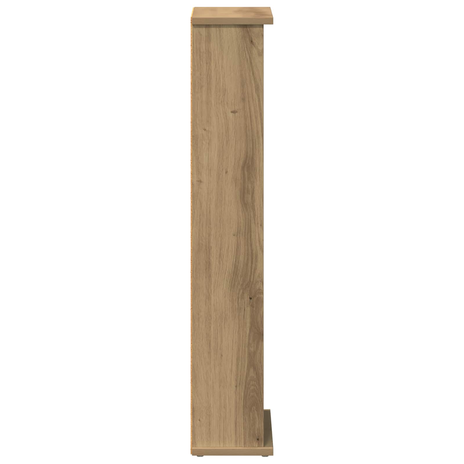 vidaXL Kabinet na płyty CD Dąb artisan 60 x 17 x 92 cm