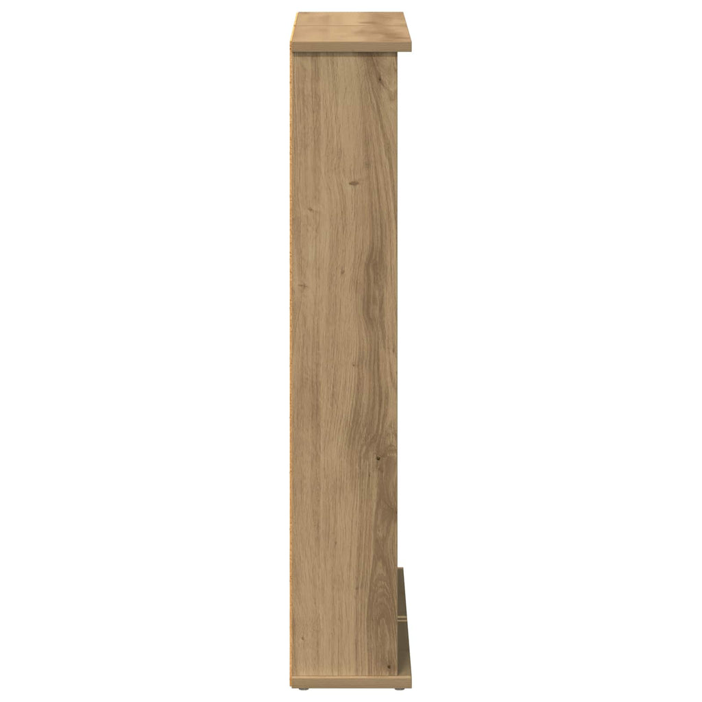 vidaXL Kabinet na płyty CD 2 szt. Dąb artisan 60 x 17 x 92 cm