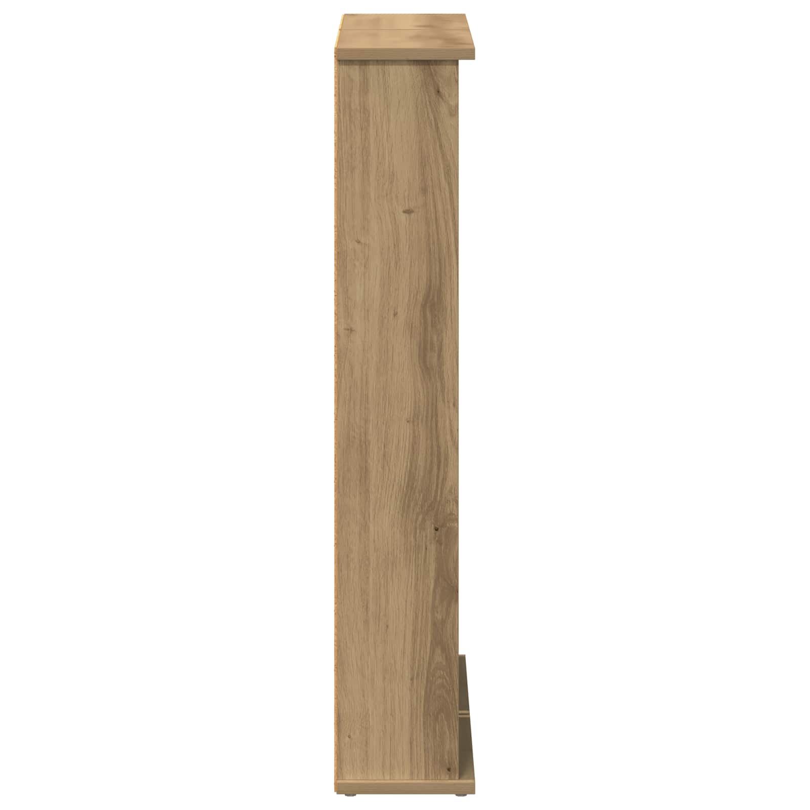 vidaXL Kabinet na płyty CD 2 szt. Dąb artisan 60 x 17 x 92 cm
