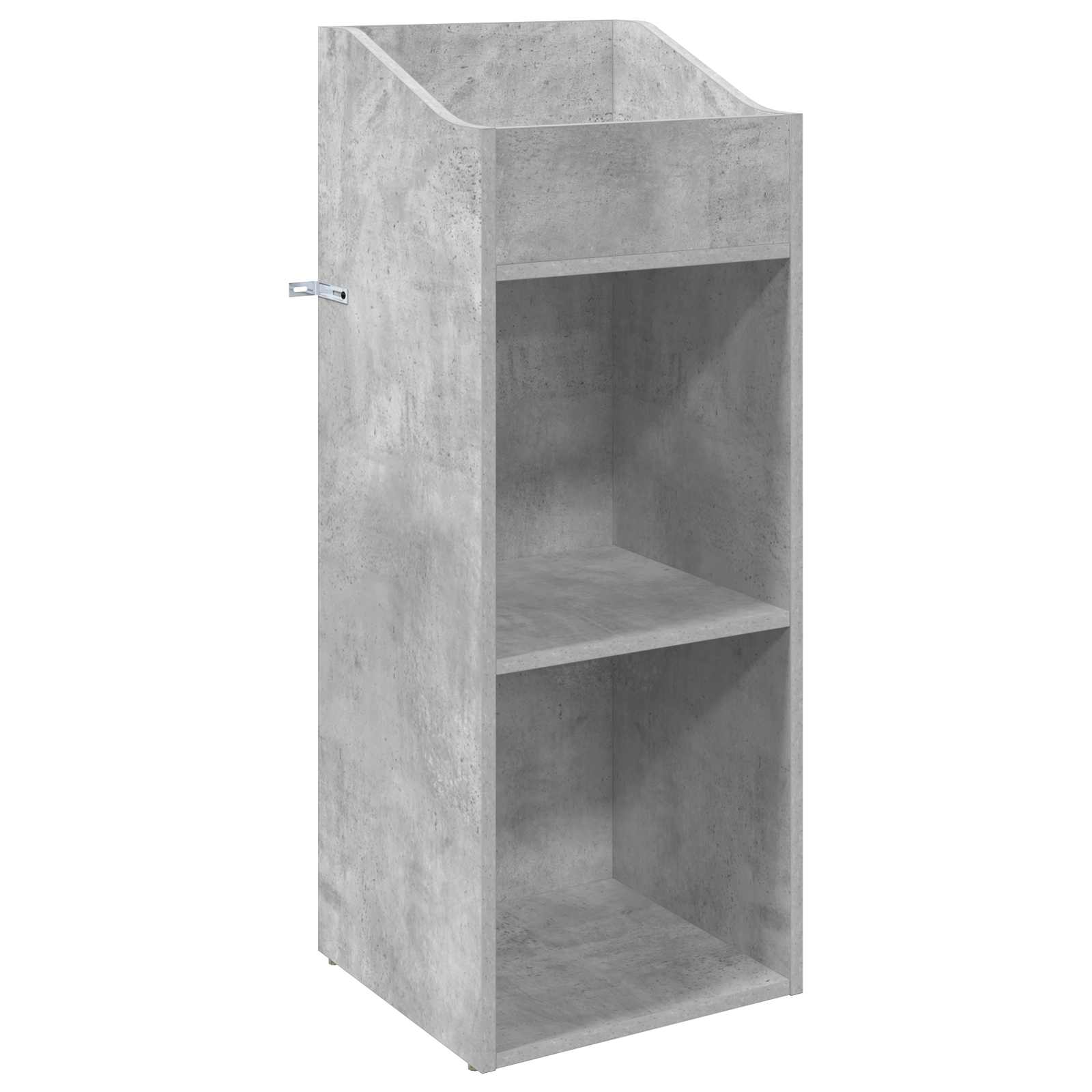 vidaXL Szafka na płyty winylowe Betonowy szary 36 x 36 x 95,5 cm
