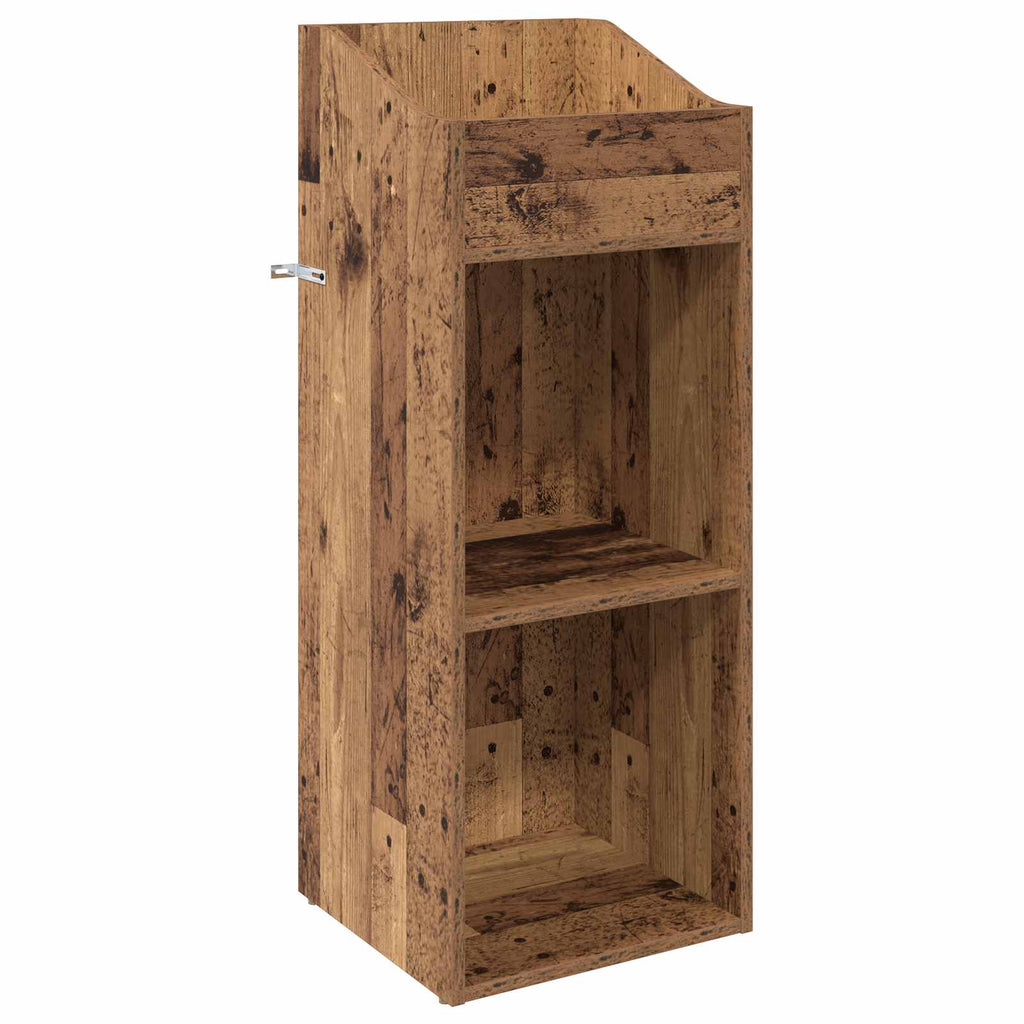 vidaXL Szafka na płyty winylowe Stare drewno 36 x 36 x 95,5 cm